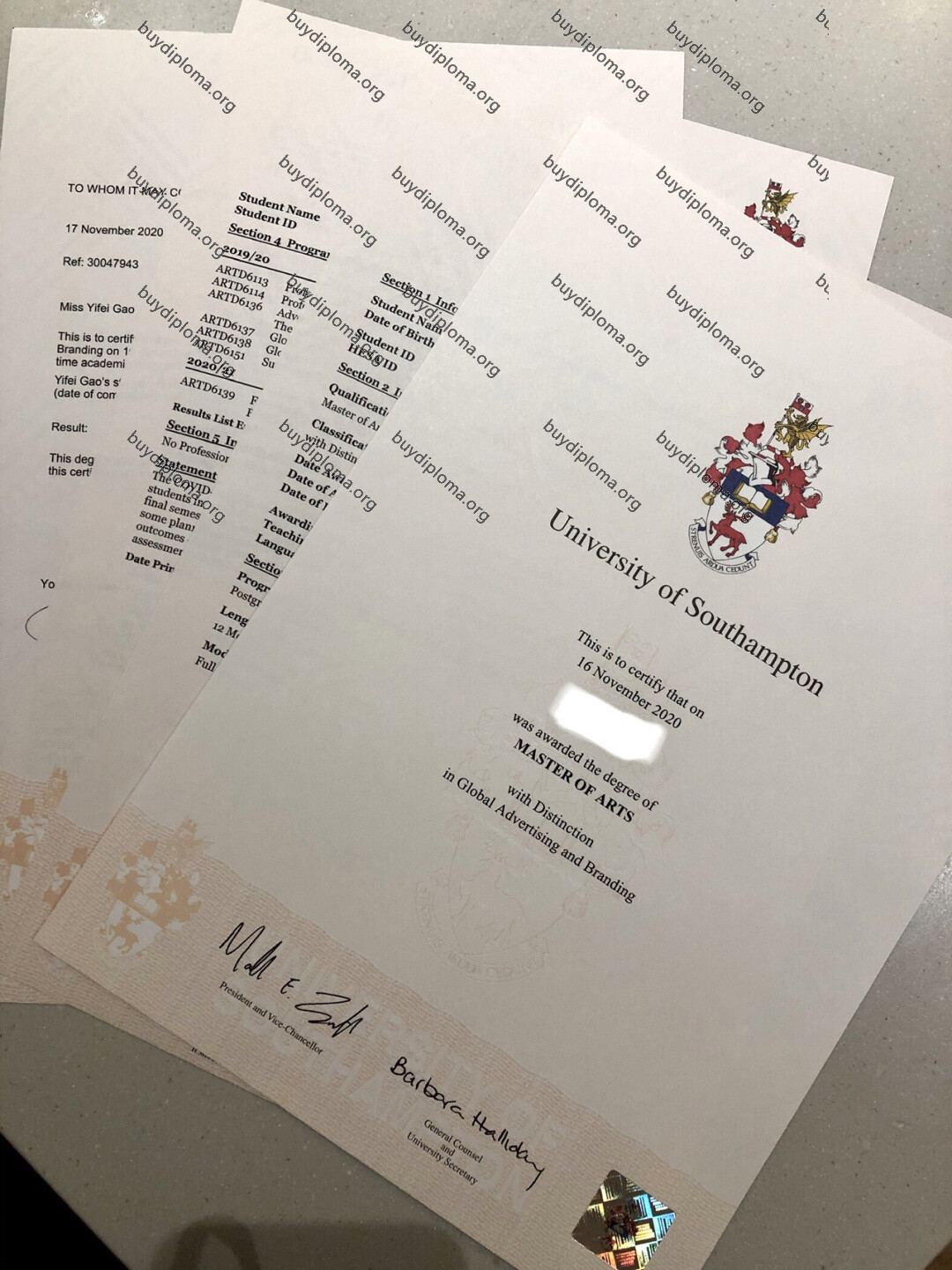 University of southampton(Soton)fake diploma-best fake diploma