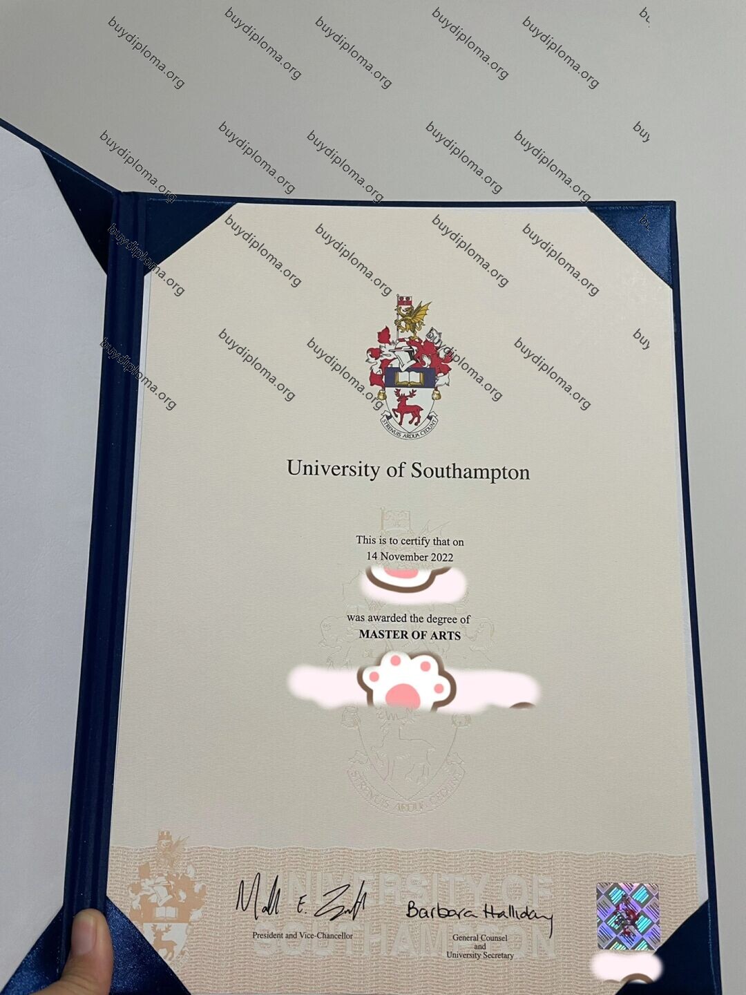 University of southampton(Soton)fake diploma-realistic diplomas