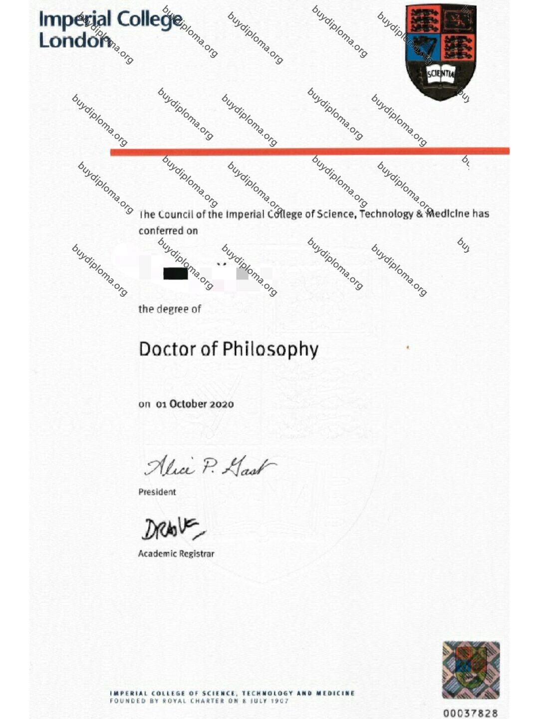 Imperial college london (imperial/IC) fake diploma-buy a diploma