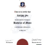 La universidad de melbourne (U de MELB) diploma falso para empleos
