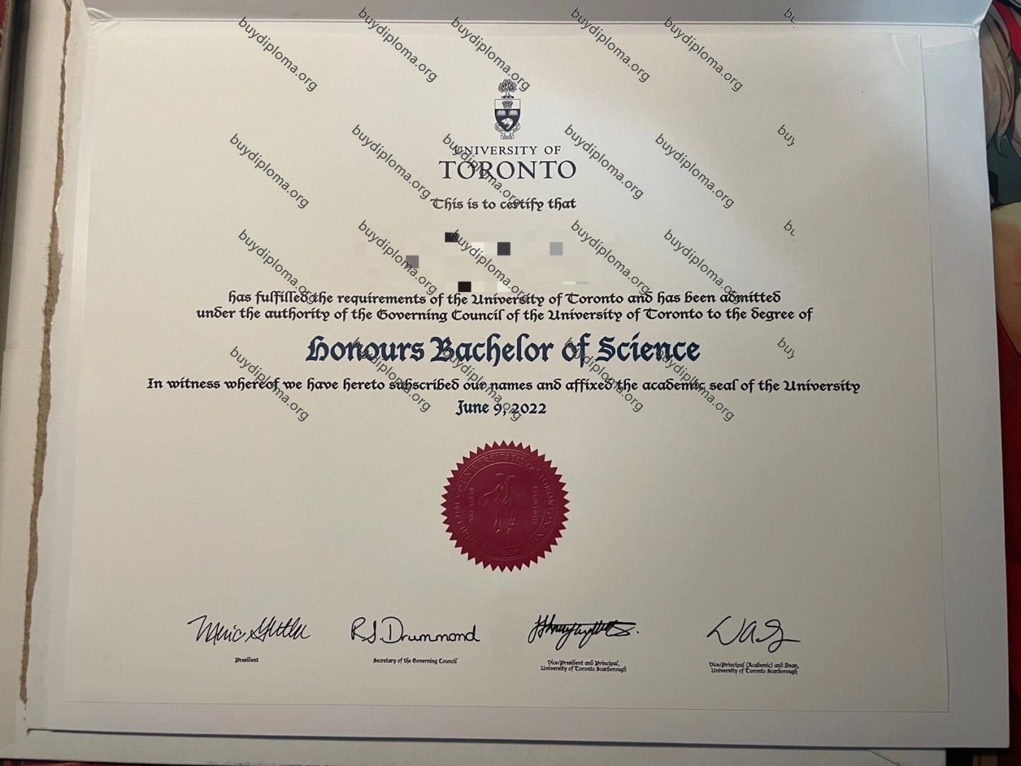 university of toronto(uoft) fake diploma-buy a certificate online