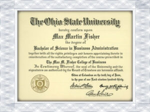 购买俄亥俄州立大学（Ohio State University）硕士学位证书