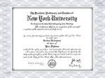 New York University (NYU) fake university degree certificates