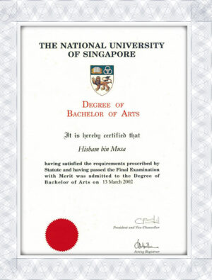 National University?of Singapore (NUS) real fake diplomas