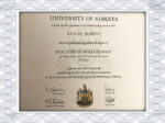 獲得假學位證書，阿爾伯塔大學（UA）