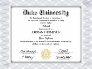 is it illegal to buy a fake diploma?Duke University fake diploma