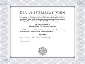維也納大學??UNIVIE??假家庭學校文憑製作者