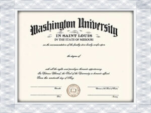 ein Ersatzdiplom erhalten - Washington University in St. Louis (WashU)