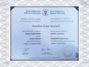 Bilkent University (BU) fake university degree generator