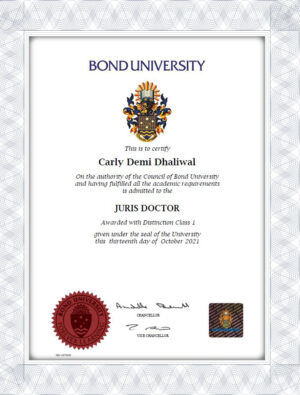Bond University (BU) fake university certificate generator