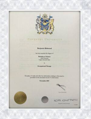 Coventry University (CU) fake qualification certificates