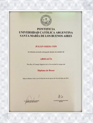 fake bachelor's degree template,Pontificia Universidad Cat??lica Argentina (UCA)