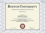 Boston University gefälschte Diplome - gefälschte, druckbare Diplome