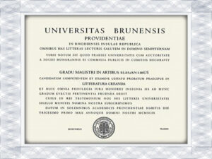 Brown University fake degree verification-Authentic Novelty Diplomas
