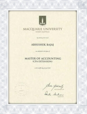 Macquarie University (MQU)fake degree certificate online