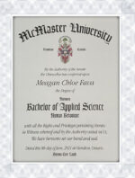 McMaster University fake certificates of authenticity
