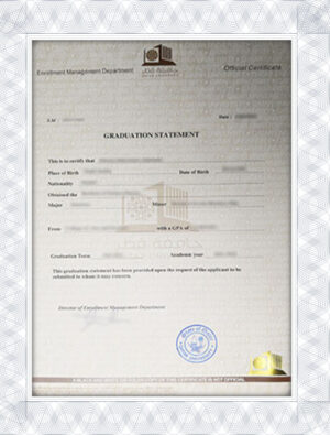 Qatar University ??QU?? fake transcript and diploma