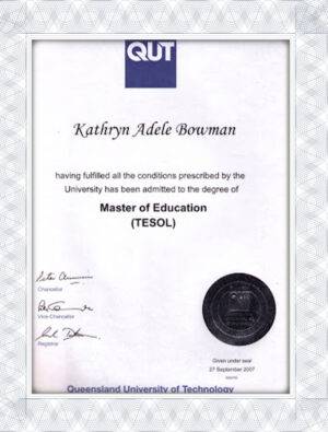 Universidad Tecnológica de Queensland (QUT)expedientes sellados falsos