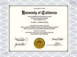 カリフォルニア大学ロサンゼルス校（UCLA）卒業証明書メーカー