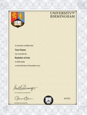University of Birmingham best fake diploma company