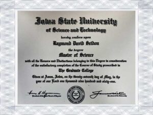 Licenciatura falsa de la Universidad Estatal de Iowa (ISU)