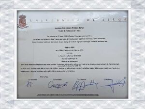 Títulos y expedientes académicos falsos de la Université de Liège