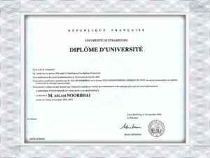 Falsa licenciatura de la Universidad de Estrasburgo