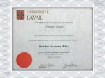 شراء شهادة عبر الإنترنت، دبلوم/درجة وهمية من جامعة لافال
