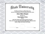 University of Utah fake diploma template