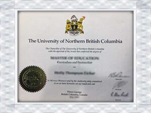University of Northern British Columbia (UNBC) fake credentials