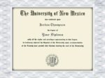 University of New Mexico (UNM) fake degree certificate