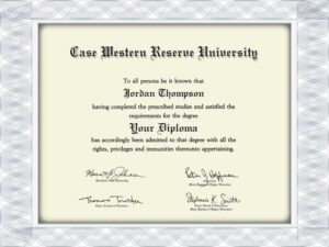 Case Western Reserve University (CWRU) fake diploma