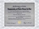 make fake diploma online free-University of Notre Dame (ND)