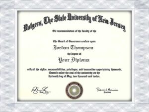 Rutgers University-Newark (RU) venta de títulos falsos