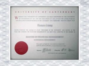 University of Canterbury Te Whare Wānanga o Waitaha (UC) fake diploma
