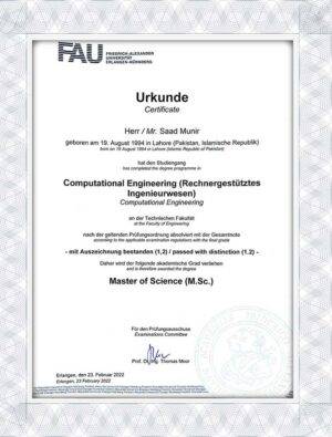 Friedrich-Alexander-Universität Erlangen-Nürnberg (FAU) fake university diploma