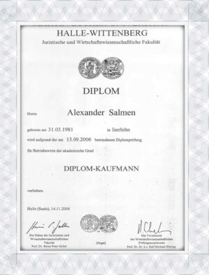 Martin-Luther-Universität Halle-Wittenberg (MLU/ Uni Halle) best fake certificates
