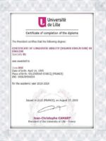 Université de Lille fake degree certificate maker online