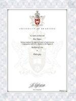 University of Bradford fake degree certificate maker