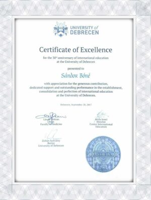 University of Debrecen (UD) fake certificates online
