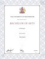 fake a degree:University of Westminster fake diploma/degree
