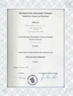Eberhard Karls Universität Tübingen (Tuebingen U) mejor diploma falso