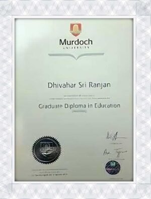 Murdoch University fake diploma with verification service