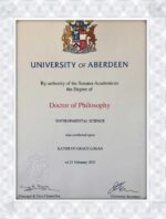 University of Aberdeen (ABDN、UoA、AU) fake diploma degree