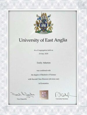 buy real degree certificate from University of East Anglia (UEA)