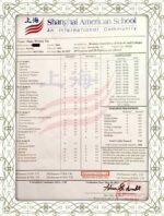 Shanghai American School diploma degreee maker transcript