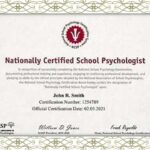 Nationally Certified School Psychologist NCSP fake certificates-buying a fake certificates