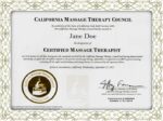 best fake degree website for Certified Massage Therapist