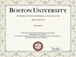 Boston University Academy fake diploma degree maker online