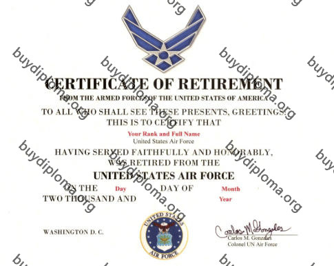 United States Air Force Reserve fake Certificates-buying a fake Certificates 3 United States Air Force Reserve fake Certificates